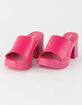SODA Typo Womens Platform Sandals image number 1
