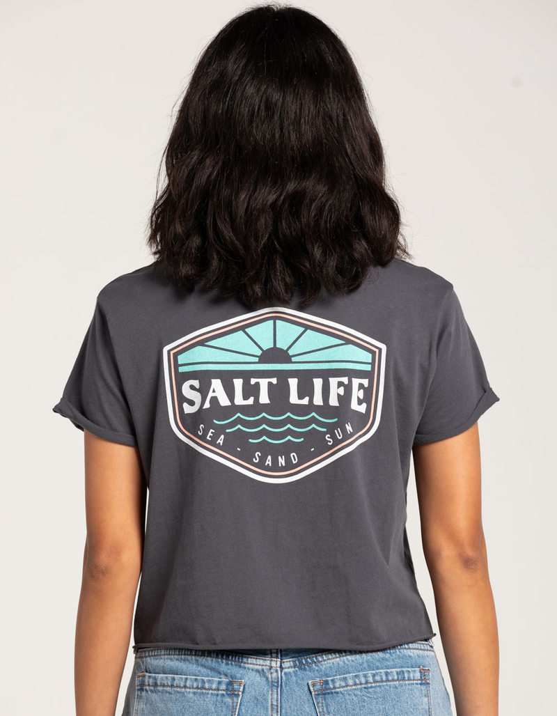 SALT LIFE Summer Womens Crop Tee image number 0