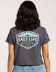 SALT LIFE Summer Womens Crop Tee image number 1