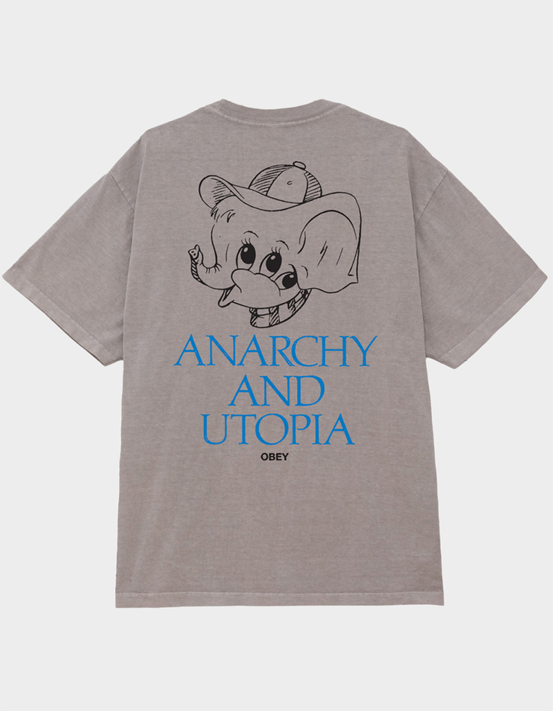 OBEY Anarchy & Utopia Mens Tee image number 0