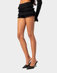EDIKTED Lindsay Ruffle Knitted Womens Shorts image number 4