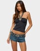 EDIKTED Zohar Beaded Panel Halter Top image number 1