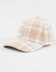 Plaid Dad Strapback Hat image number 1