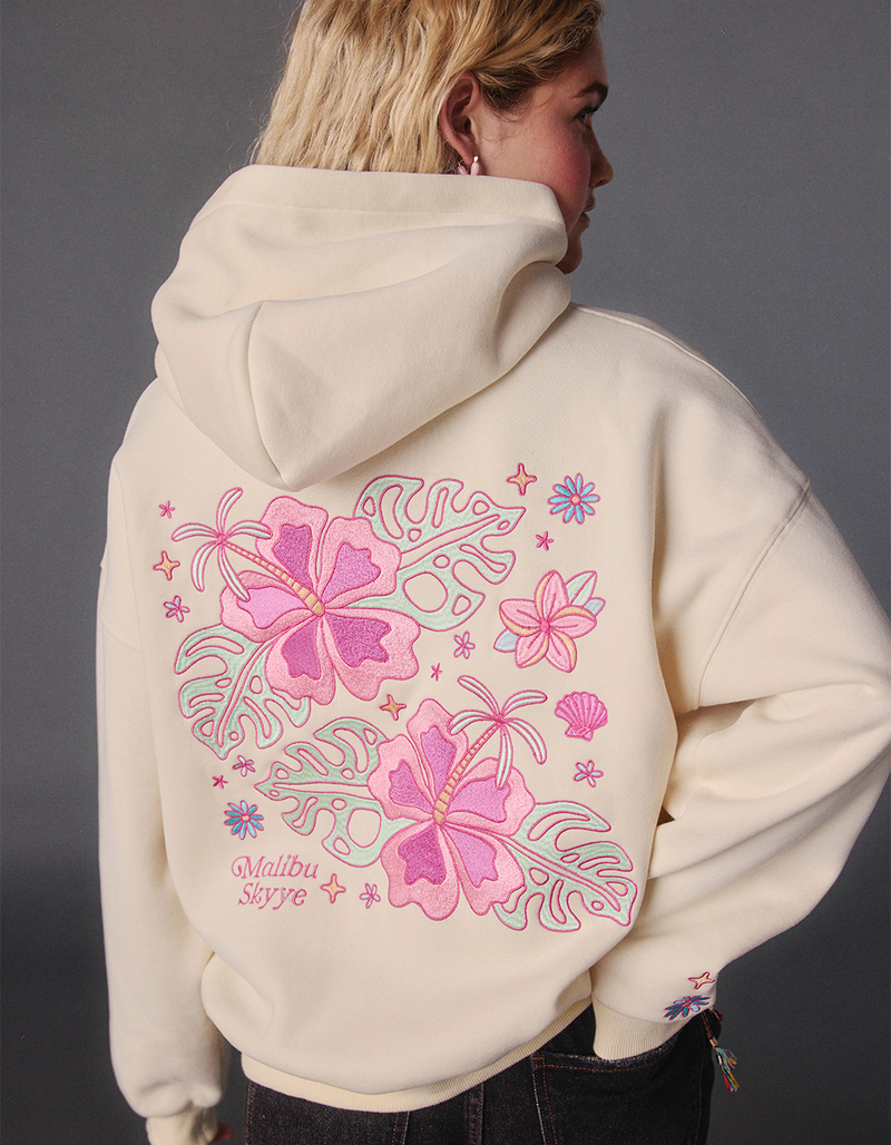 MALIBU SKYYE Pink Paradise Womens Hoodie image number 7