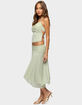 EDIKTED Evia Lacey Backless Halter Top image number 4