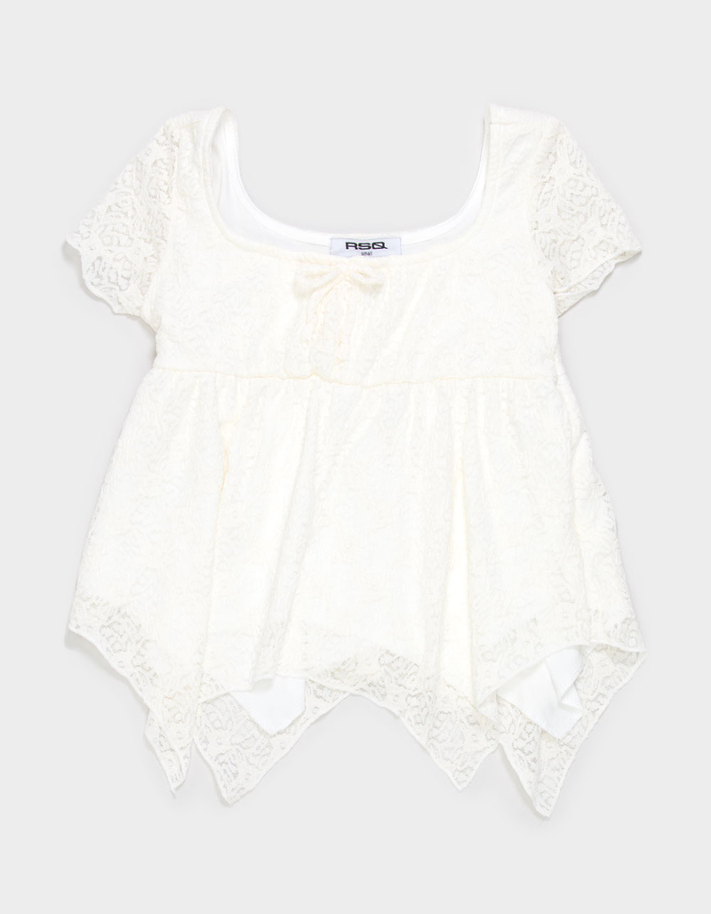 RSQ Girls Texture Babydoll Top image number 0