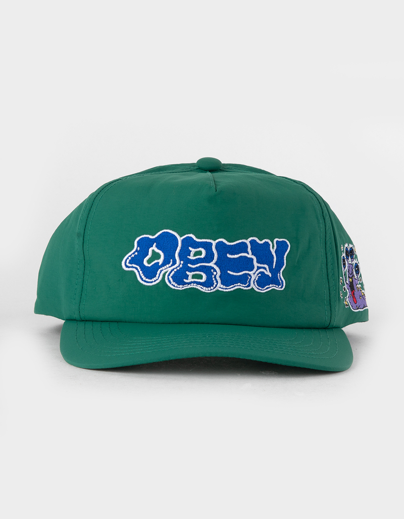 OBEY Slug 5 Panel Snapback Hat image number 0