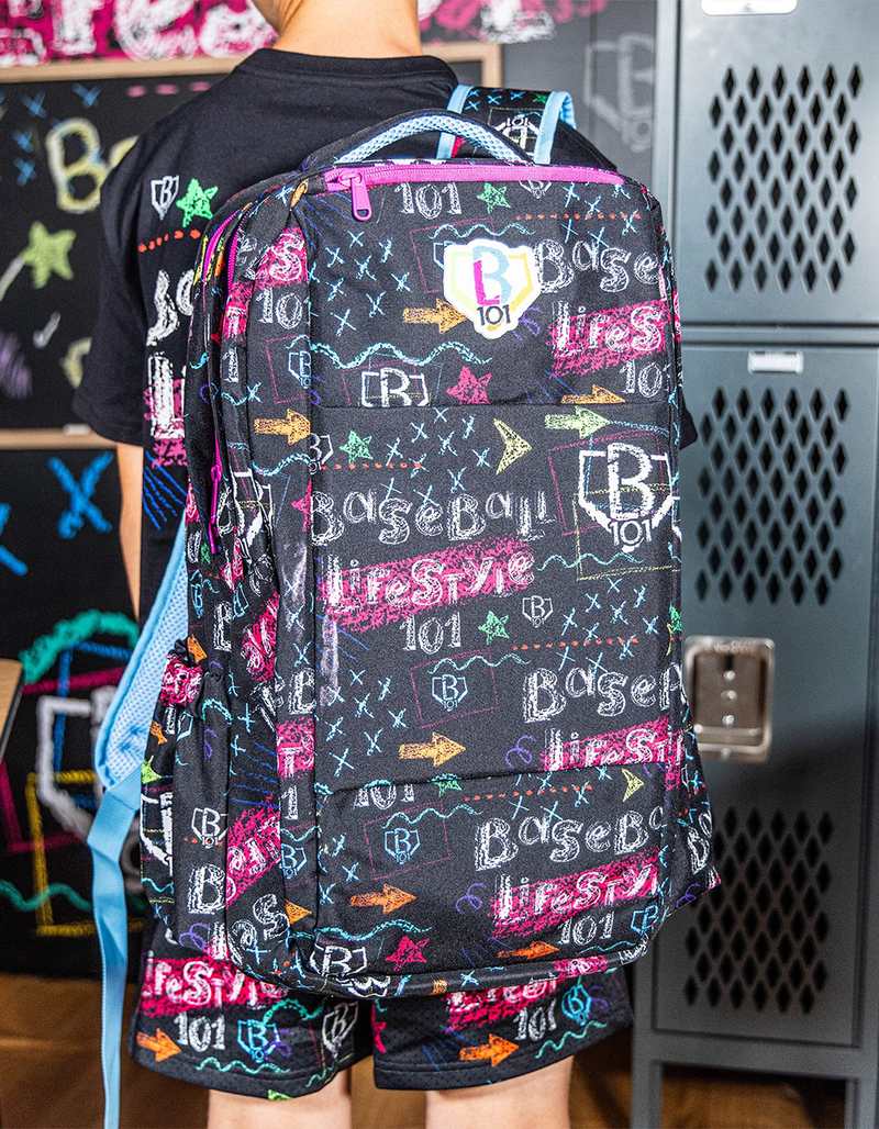 BASEBALL LIFESTYLE 101 Chalkboard Backpack image number 2
