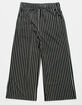 FULL TILT Stripe Crop Black & White Girls Palazzo Pants image number 1