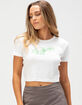 OBEY Angry Womens Fitted Crop Tee image number 1