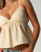 RSQ Womens Stripe Babydoll Cami image number 2