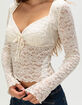 BDG Urban Outfitters Olivia Womens Lace Top image number 5