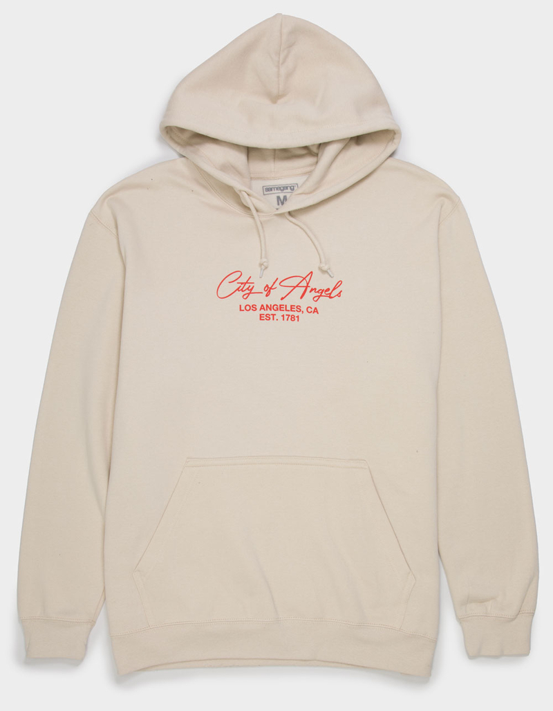 SAME GANG City Of Angels Mens Hoodie image number 1