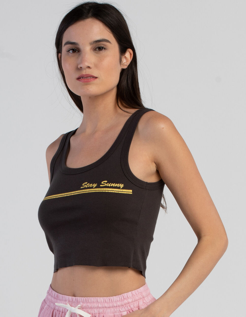 BILLABONG Stay Sunny Womens Crop Tank Top image number 1