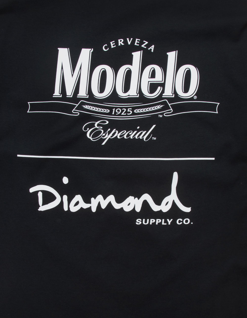 DIAMOND SUPPLY CO. x Modelo Stacked Mens Tee image number 2