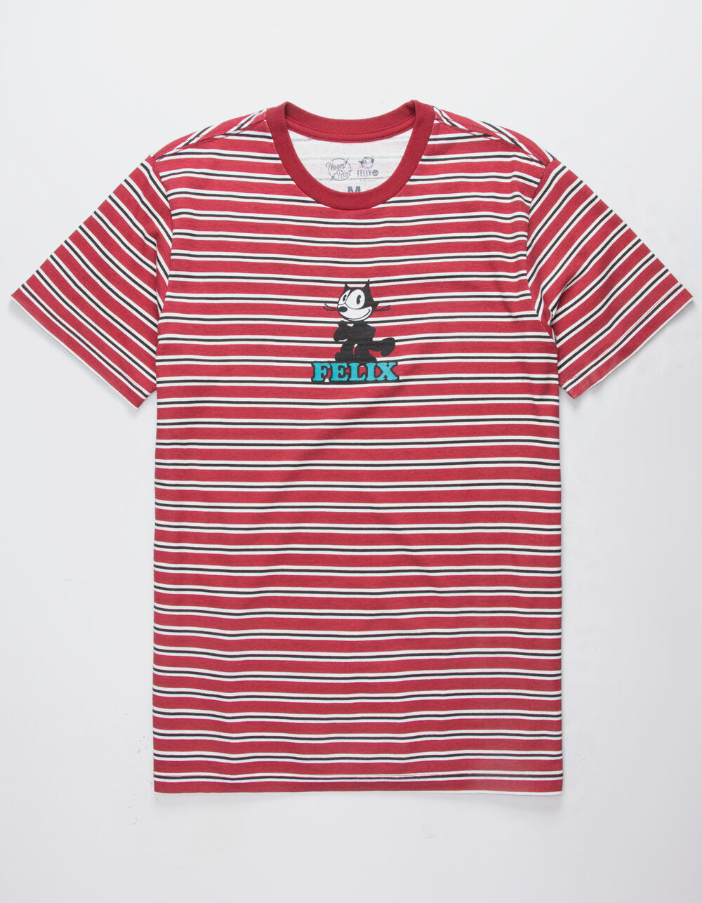 NEON RIOT Felix Stripe Mens T-Shirt 