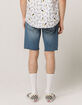 RSQ London Skinny Mens Ripped Denim Shorts image number 4