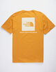 THE NORTH FACE Red Box Gold Mens T-Shirt image number 1
