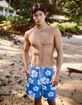 RSQ Mens Seersucker 6.5" Swim Trunks image number 1