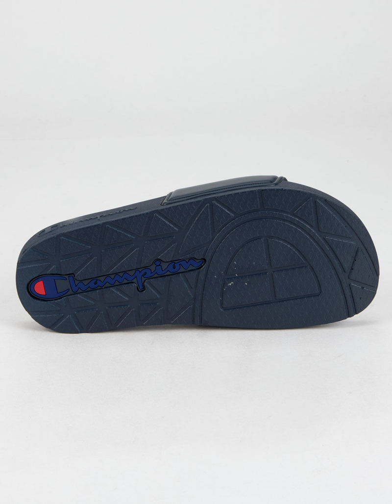 CHAMPION IPO Boys Navy Slide Sandals image number 4