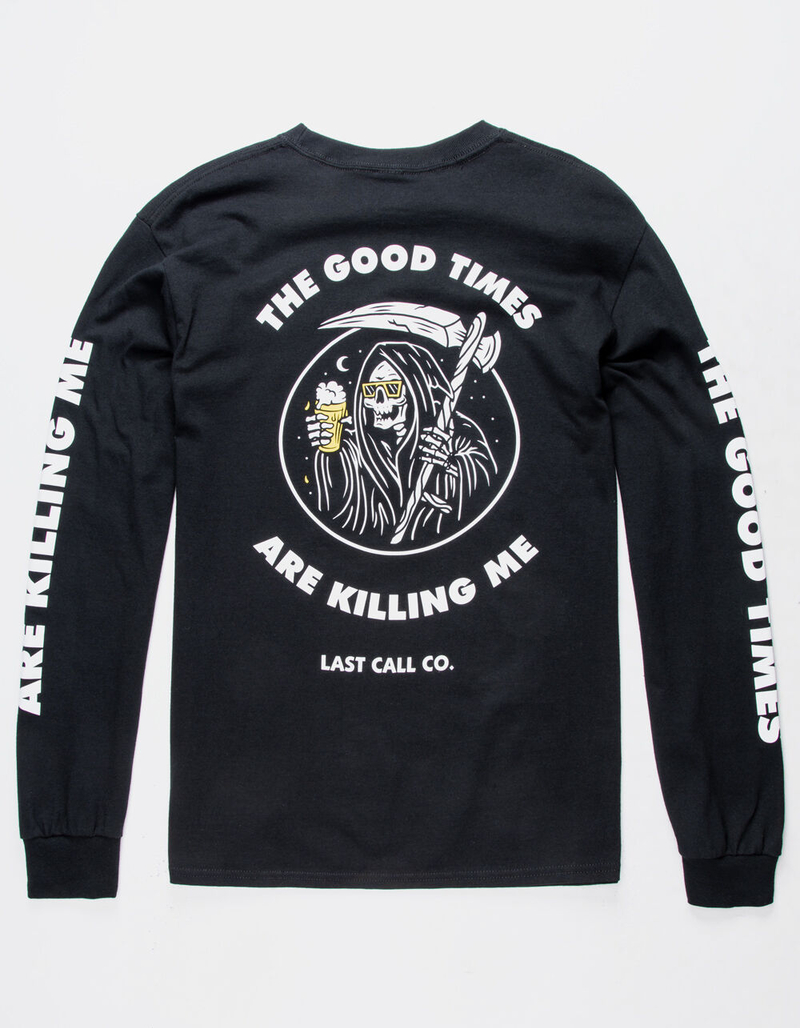 LAST CALL CO. Killing Me Mens T-Shirt image number 0