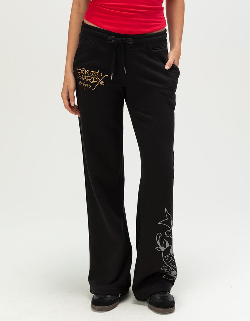 ED HARDY Heart Snake Womens Sweatpants image number 2