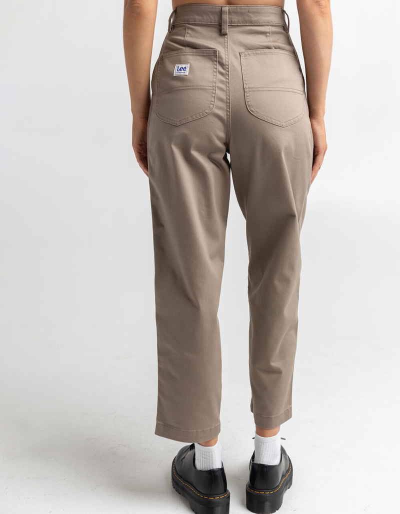 LEE Womens High Rise Chetopa Pleated Flooded Pants image number 3