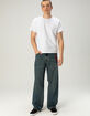 RSQ Mens Embroidered Dragon Baggy Jeans image number 8