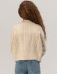 FULL TILT Cable Girls Cardigan image number 4