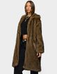 EDIKTED Saphira Oversized Faux Fur Maxi Coat image number 2