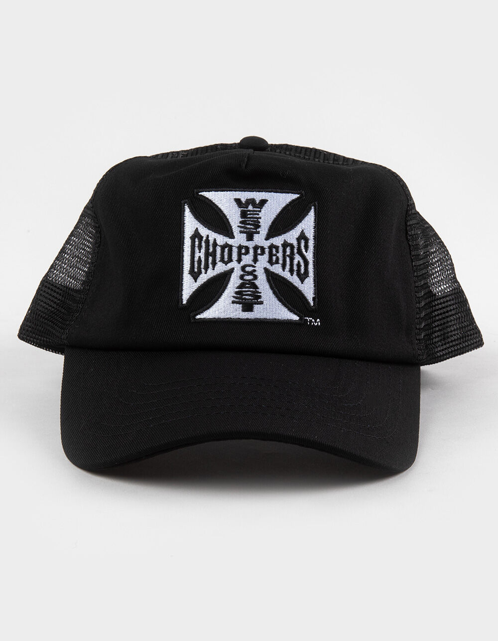 WEST COAST CHOPPERS Logo Trucker Hat - BLK/WHT - ONE SIZE | Tillys