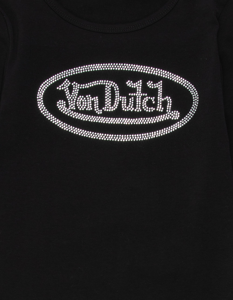 VON DUTCH Rhinestone Girls Long Sleeve Top image number 1