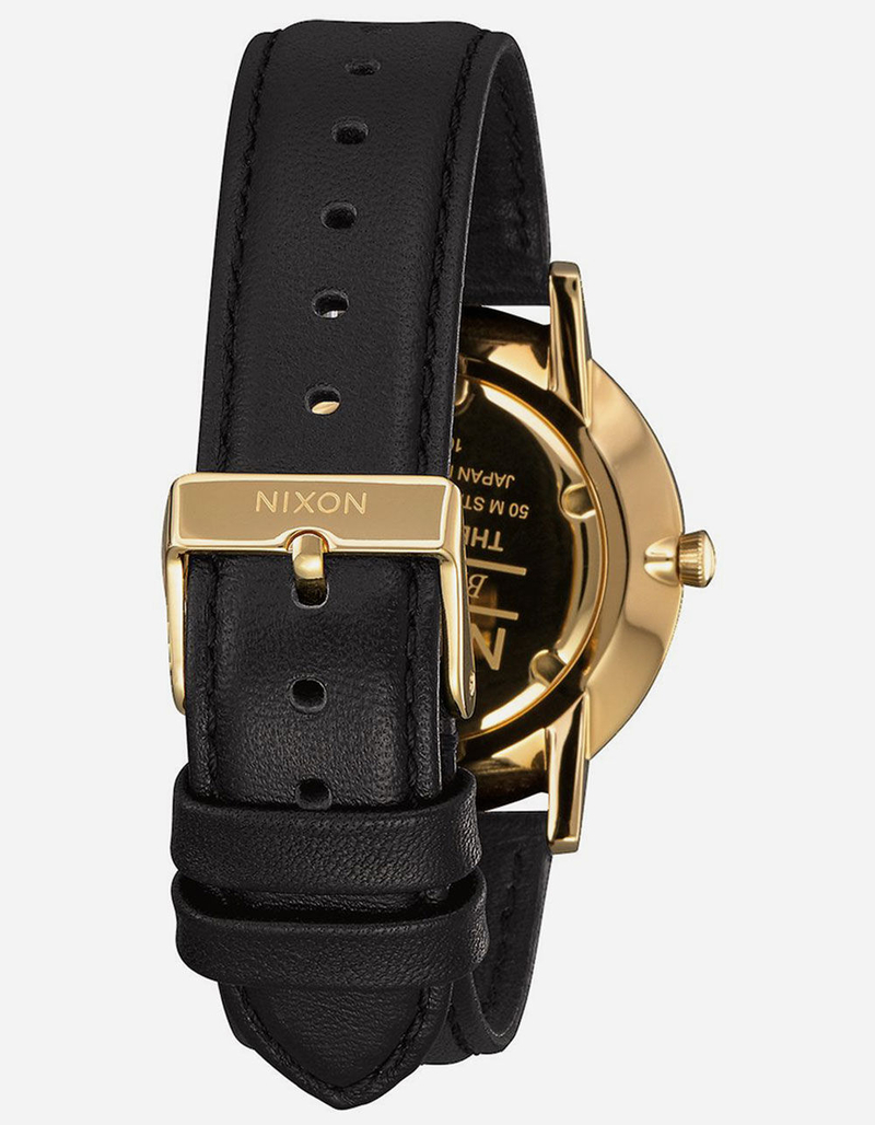 NIXON Porter Leather Gold Watch Pack image number 2