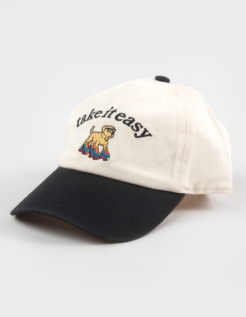 THE HAPPIEST Take It Easy Womens Strapback Dad Hat image number 0