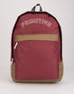 PRIMITIVE Blocked Homeroom Burgundy Backpack image number 1