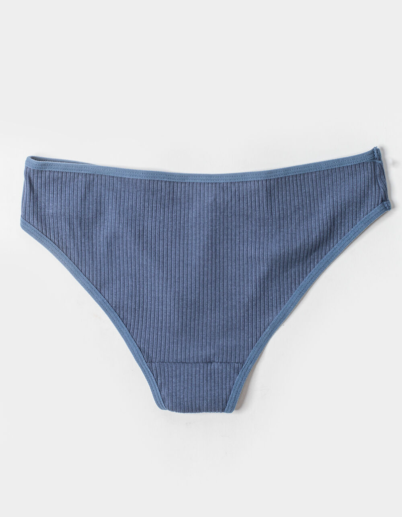 FULL TILT Ribbed Deep Sea Panties image number 1