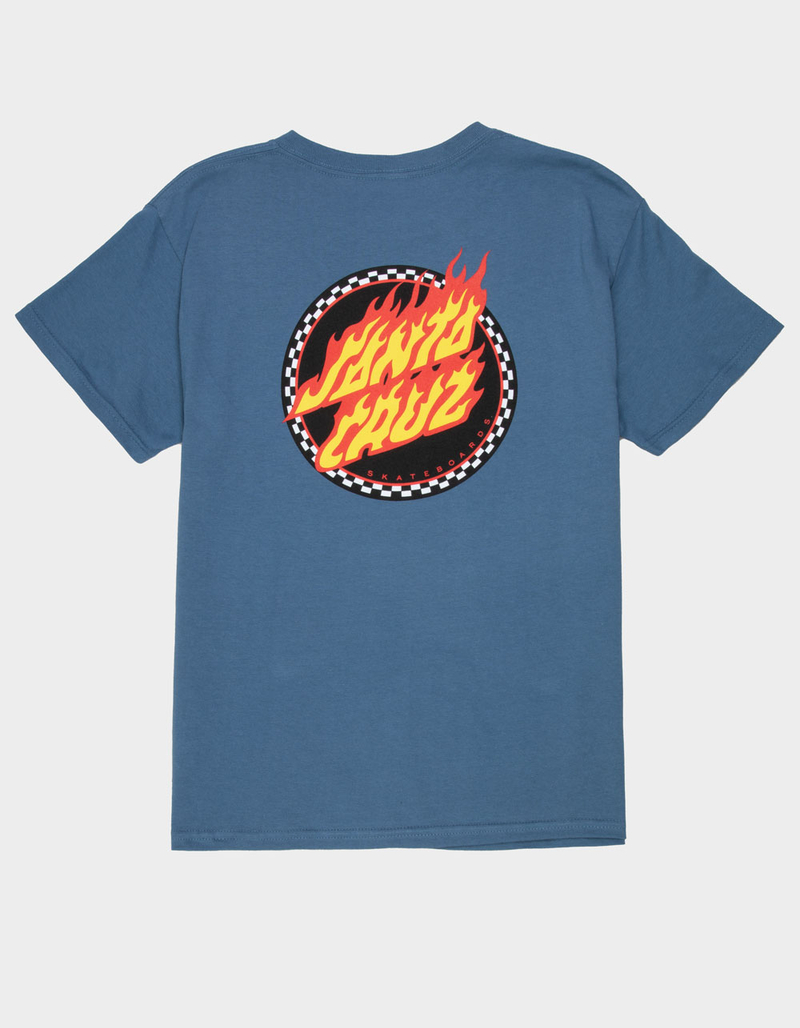 SANTA CRUZ Check Ringed Dot Boys Tee image number 0
