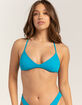 RVCA Solid Triangle Bralette Bikini Top image number 1