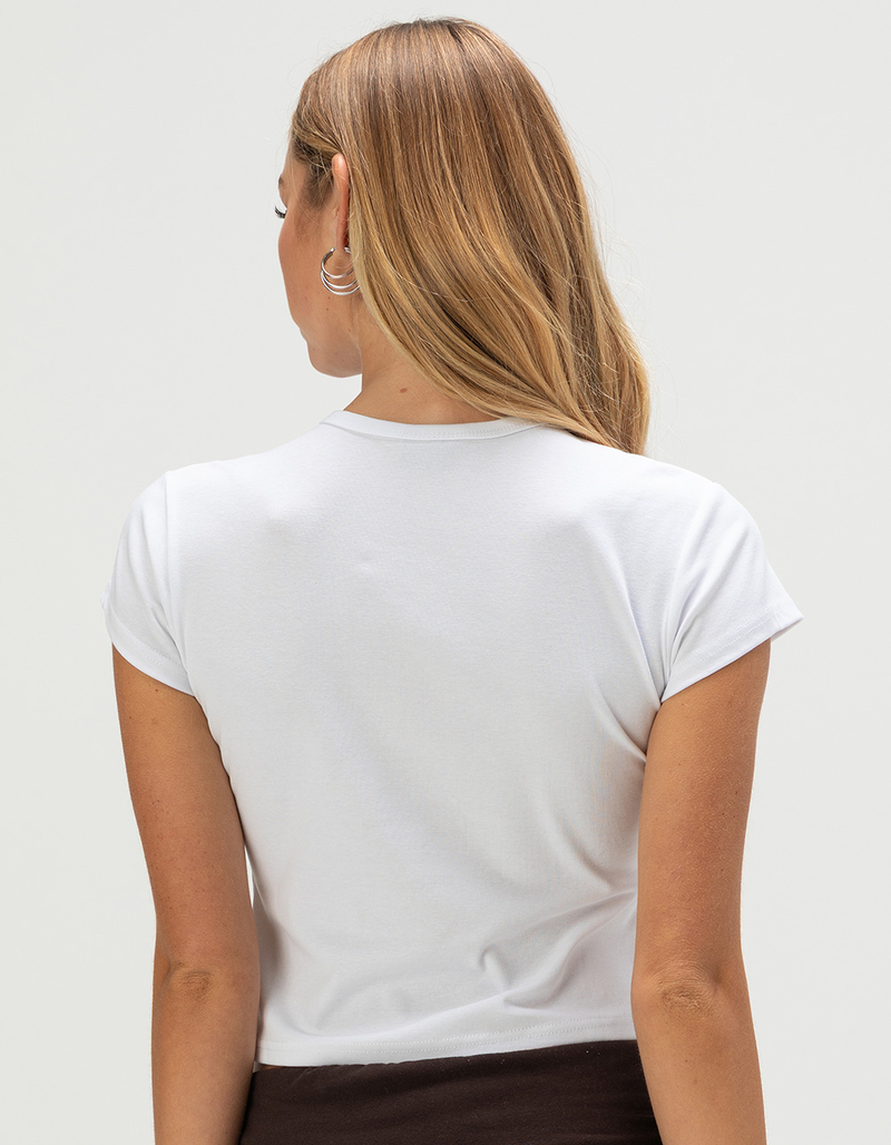 HYPE AND VICE Los Angeles Lakers Womens Baby Tee image number 1