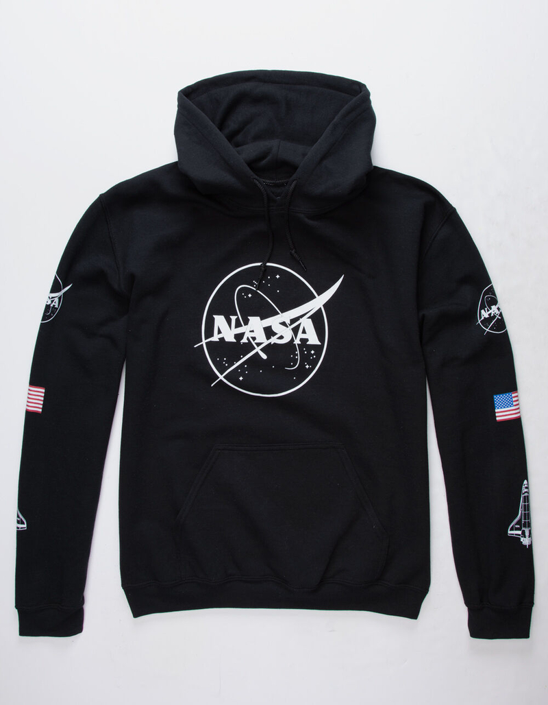NEON RIOT NASA Logo Mens Hoodie image number 0