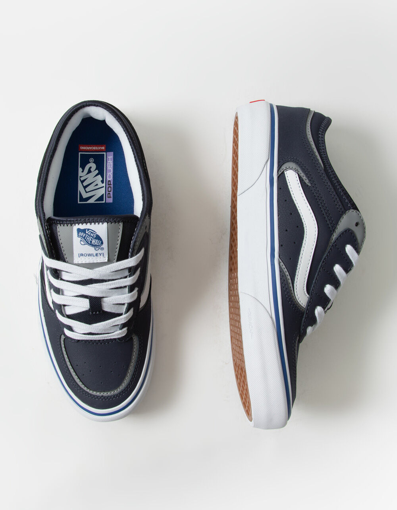 VANS Rowley Navy Skate Shoes image number 4