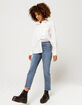 RSQ High Rise Medium Wash Womens Straight Leg Jeans image number 1
