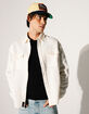 RSQ Mens Waffle Oversized Long Sleeve Button Up Shirt image number 1