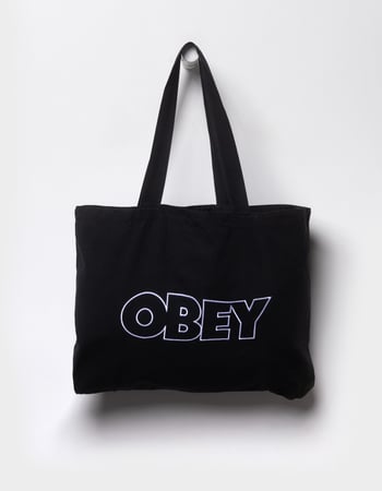 OBEY Outline Canvas Tote Bag Primary Image