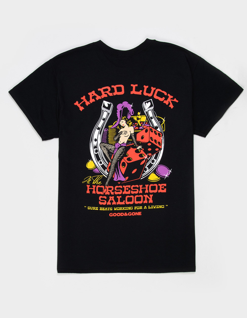 GOOD & GONE Hard Luck Mens Tee image number 0