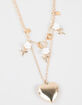 FULL TILT Layered Rose/Heart Locket Charm Necklace image number 2