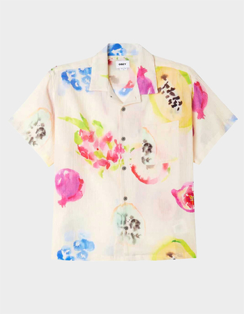 OBEY Soft Fruits Mens Button Up Shirt Primary Image