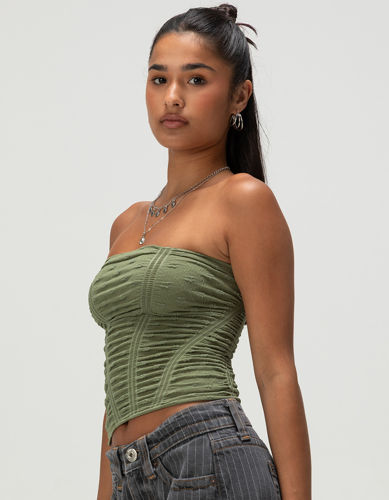 BDG Urban Outfitters Womens Ruched Bandeau Top image number 2