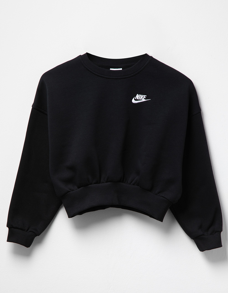 NIKE Sportswear Club Fleece Girls Boxy Crewneck Sweatshirt image number 1