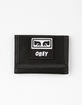OBEY Takeover Black Trifold Wallet image number 1